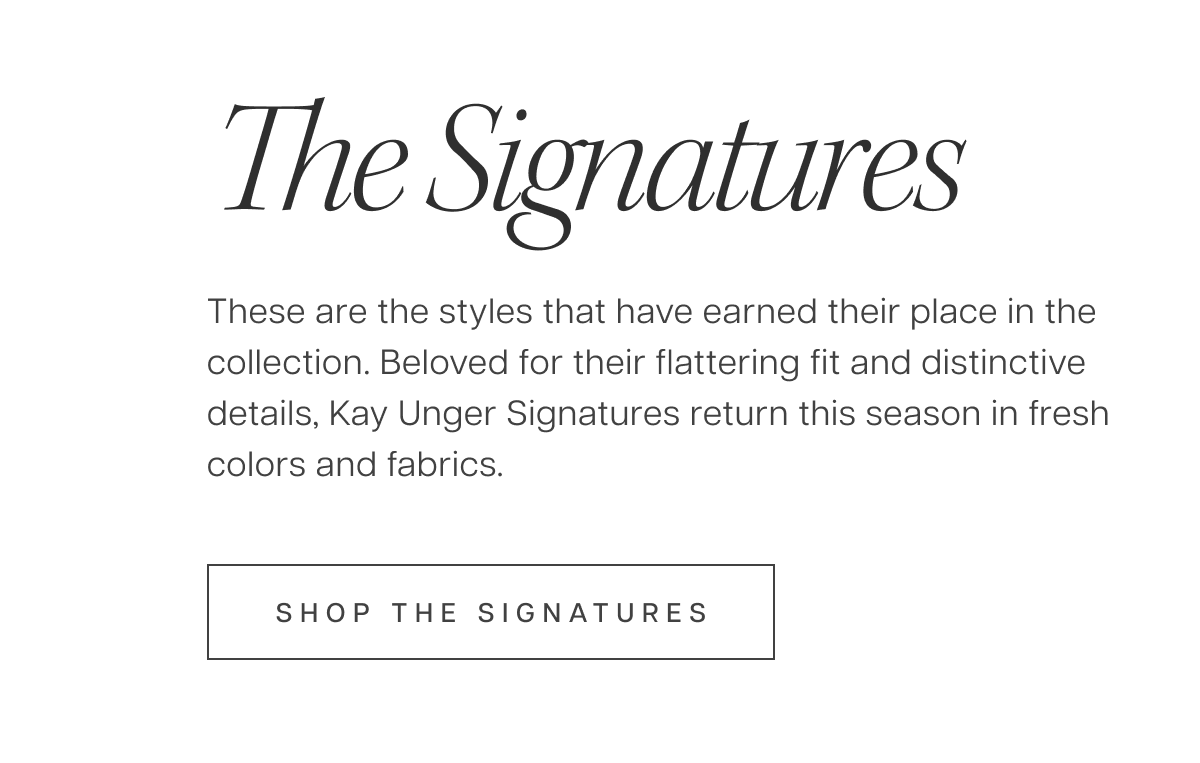 Shop the Signatures 