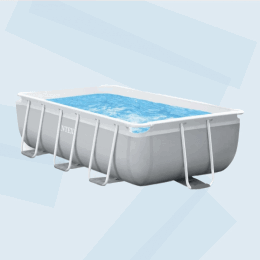 Intex Prism Frame zwembad - 300 x 175 x 80 cm - met filterpomp en trap