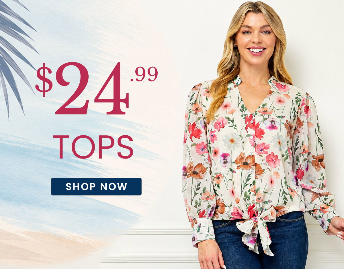 $24.99 tops