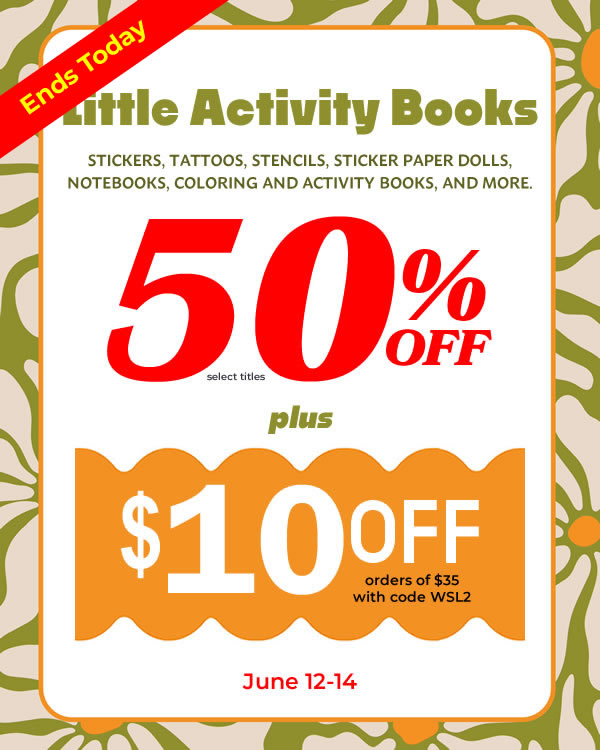  Weekend sale: 50% off over 50 fun Little Activity Books, plus $10 coupon
