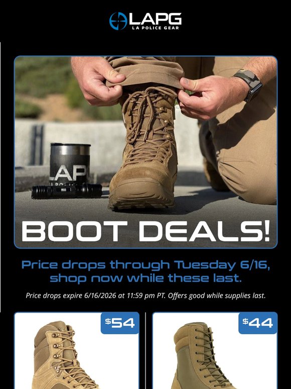 Boot deals that won't last long!