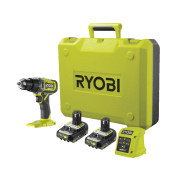 Ryobi RPD18-2C20B 18V ONE+ Combi Drill, 2x 2.0Ah Batteries, Charger & Case