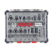 Bosch 15 Piece PRO 1/4'' Shank Mixed Router Bit Set