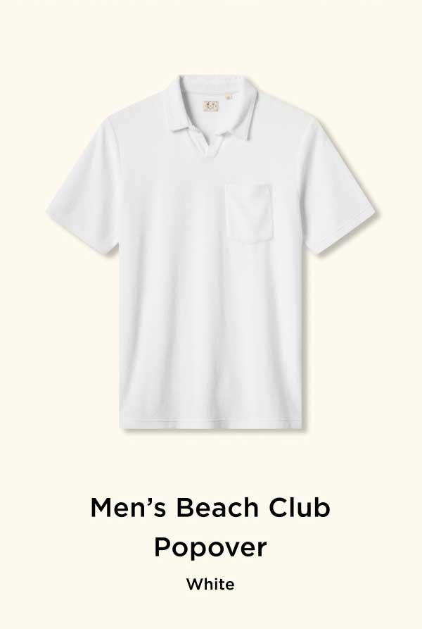 Men's Beach Club Popover