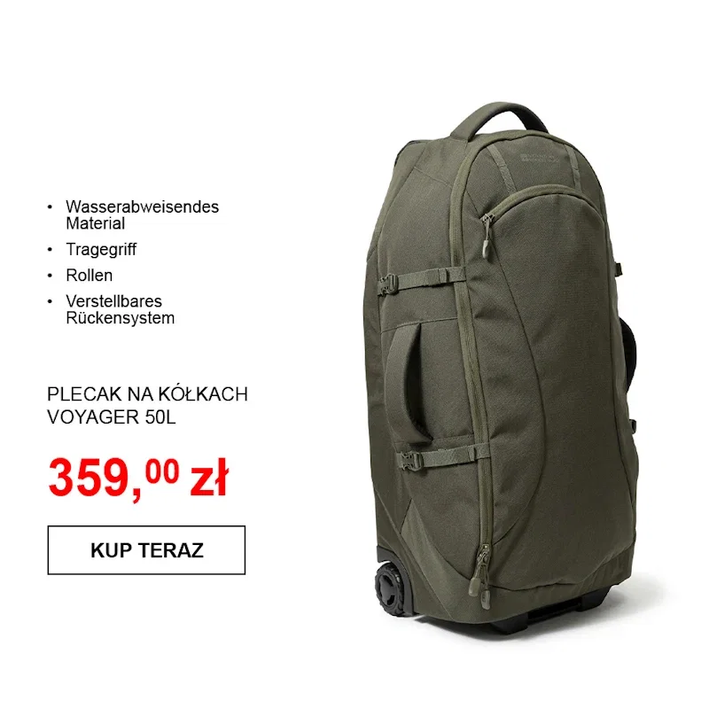 Plecak na kółkach Voyager 50L