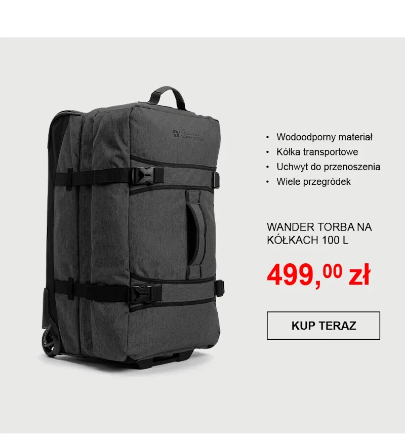 Wander torba na kółkach 100 l
