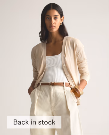Lightweight Cotton Cashmere Cardigan