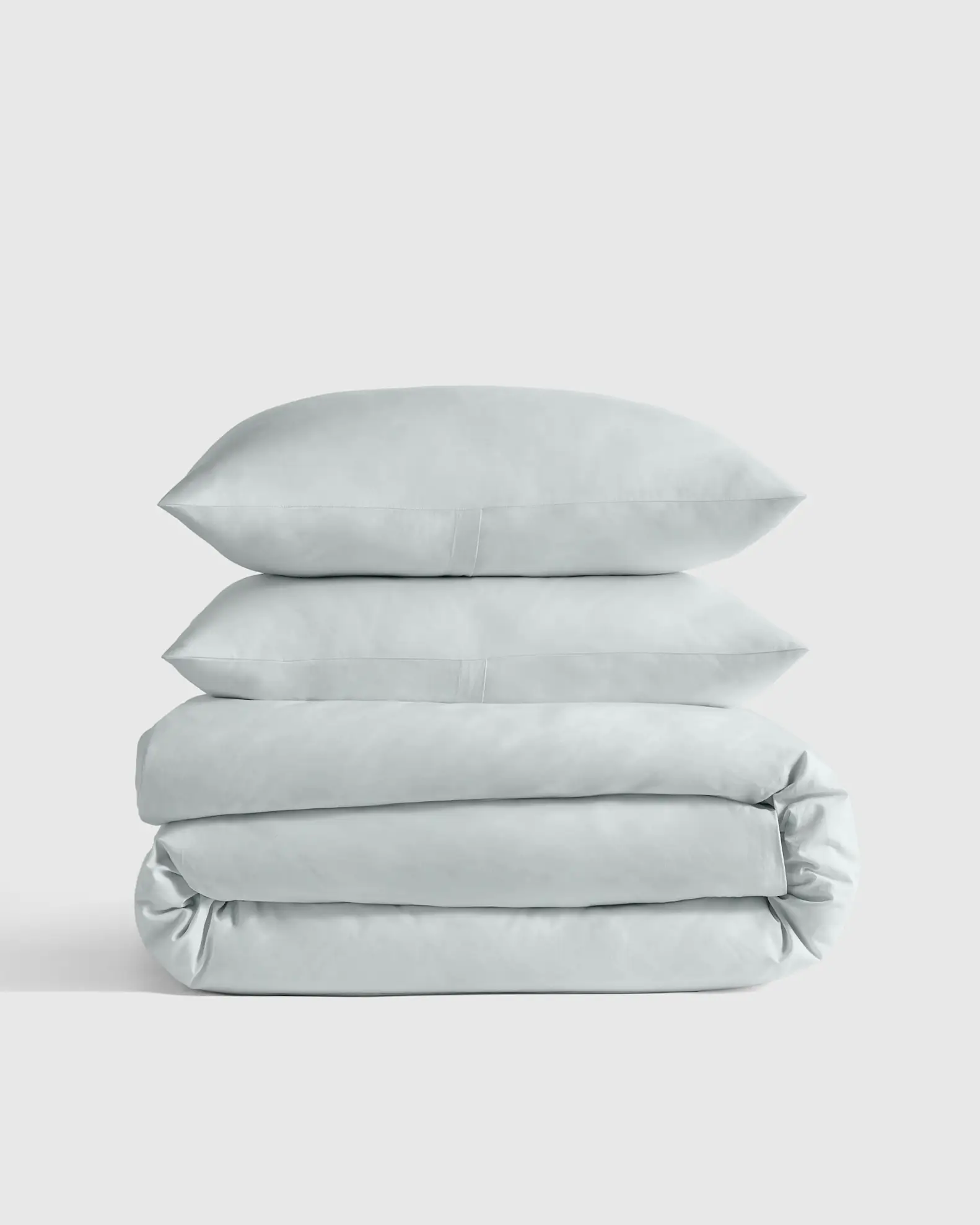 Organic Crisp Percale Duvet Cover Set