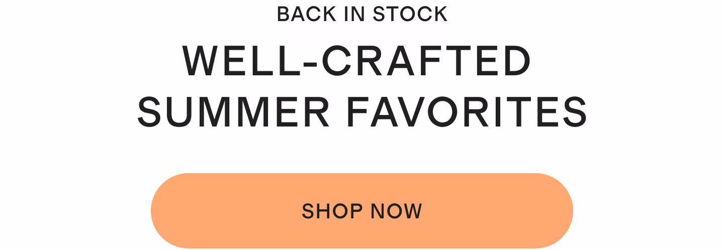 Well-crafted summer favorites