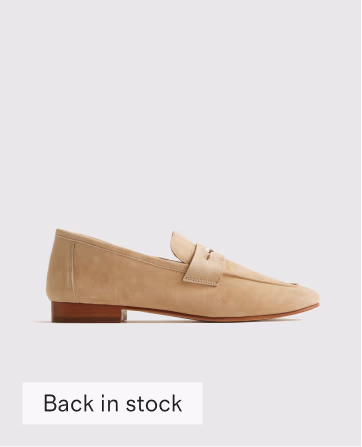 Italian Suede Penny Loafer