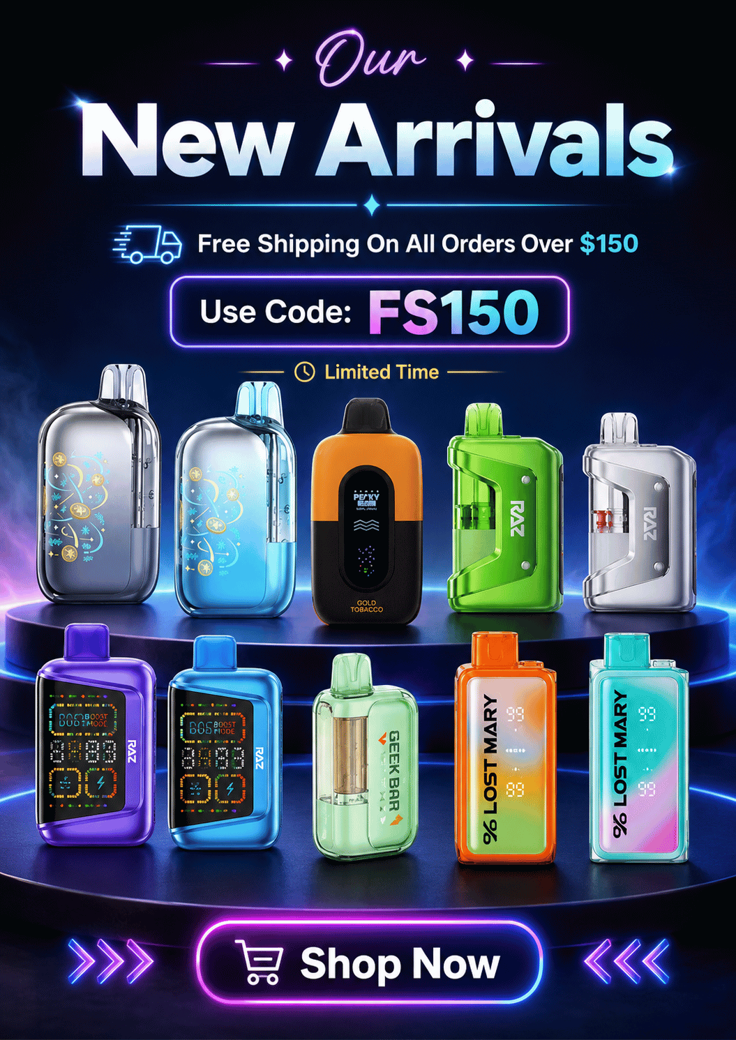 New Arrivals Promo | Smokers World 
