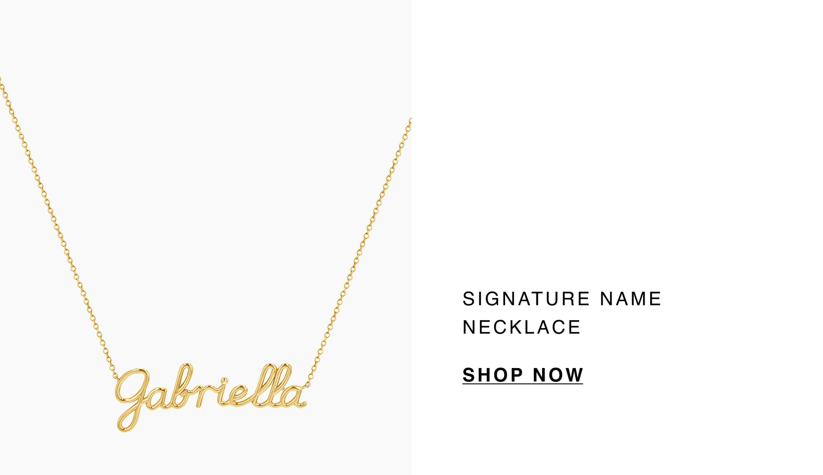 Signature Name Necklace