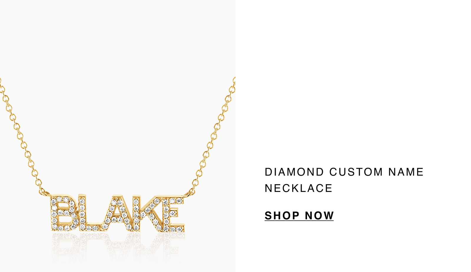 Diamond Custom Name Necklace