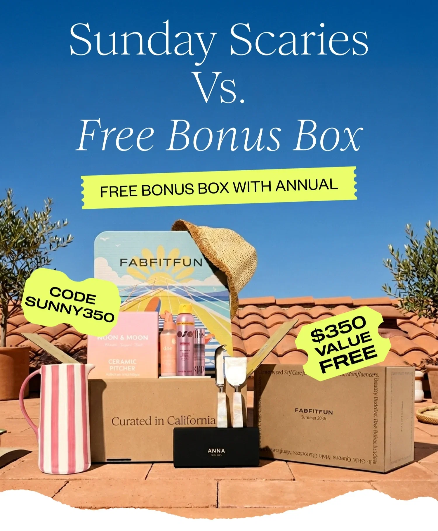 Sunday Scaries Vs. Free Bonus Box | FREE BONUS BOX WITH ANNUAL
