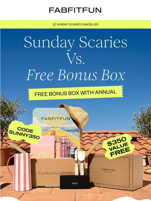 😰 Sunday scaries? We have the cure.