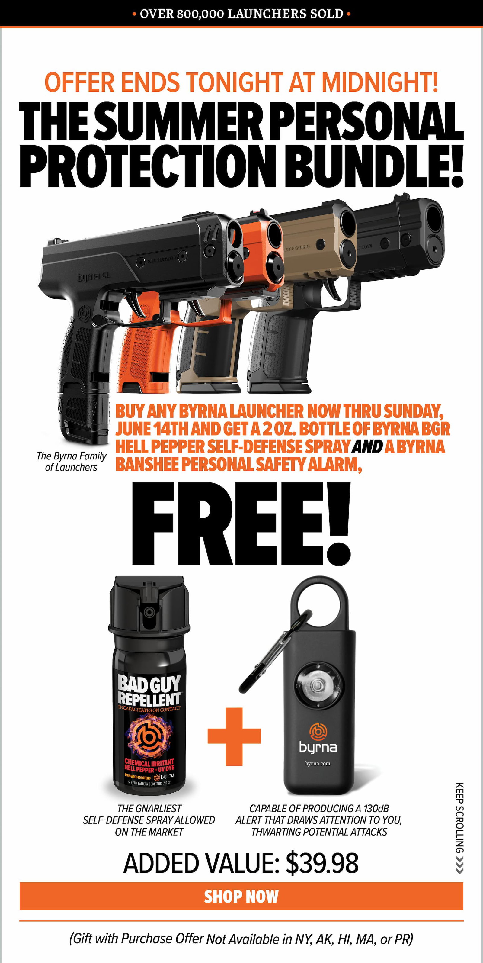 BGR + Banshee Alarm Bundle Ends Tonight