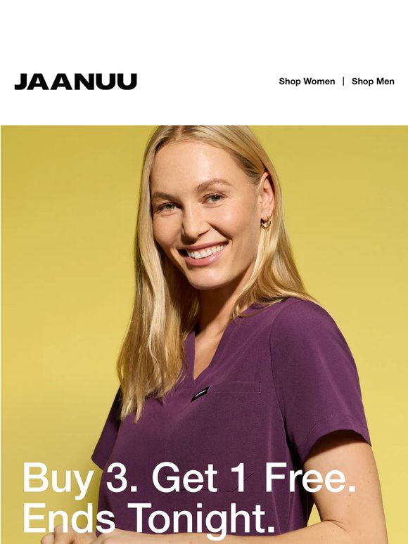 Last Day: Buy 3, Get 1 Free