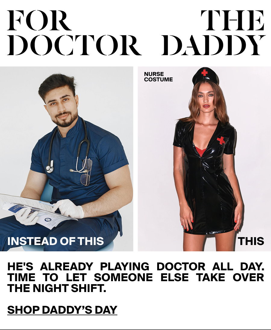 For The Doctor Daddy - Nurse Costume