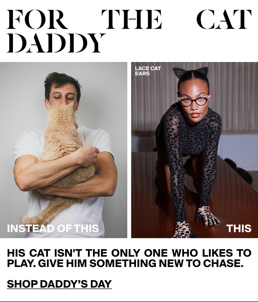 For The Cat Daddy - Lace Cat Ears