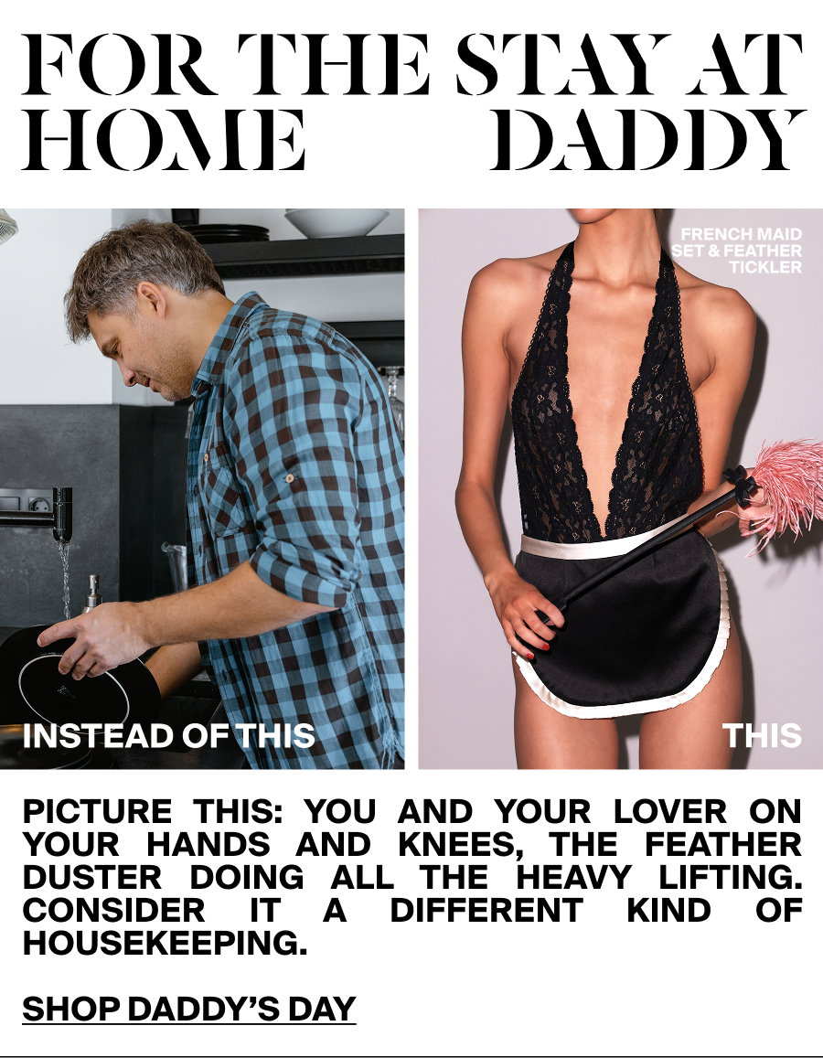 For The Stay At Home Daddy - French Maid Set