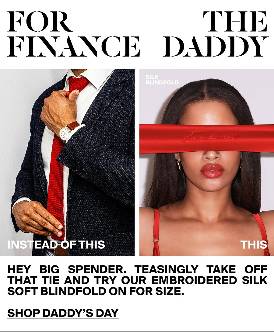 For The Finance Daddy - Silk Blindfold