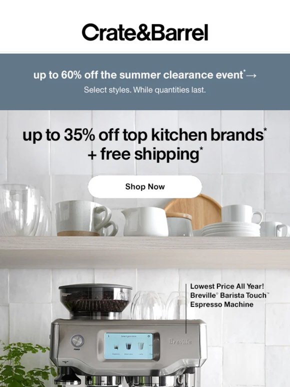 Save on the best of Breville!