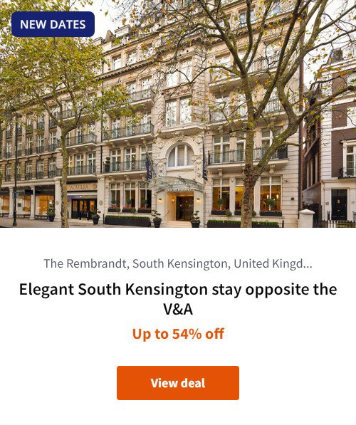 Elegant South Kensington stay opposite the V&amp;A