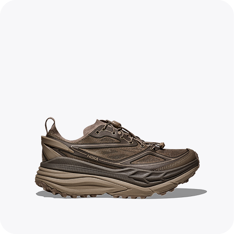 A side view of the Stinson One7 lifestyle shoe in different brown colours.