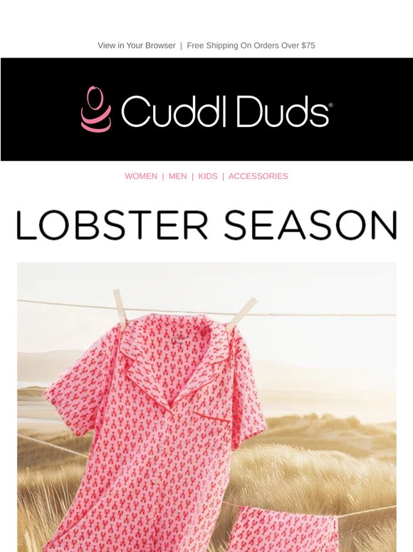 Have A Little Treat: Sleepwear Sale 🦞