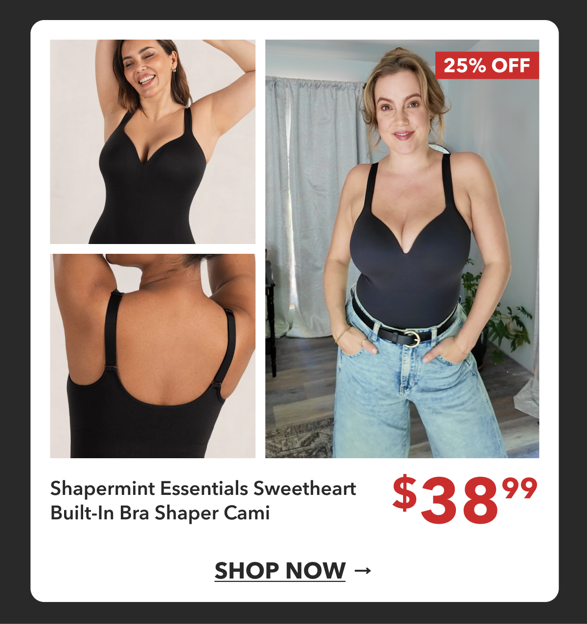 Shop Sweetheart Cami