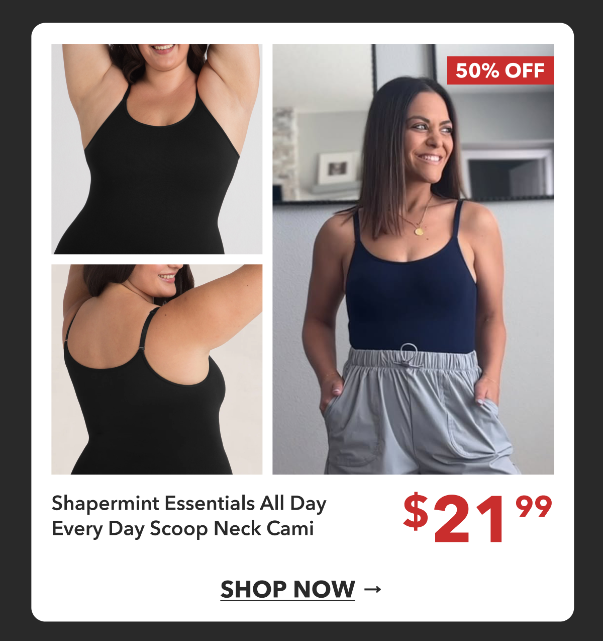 Shop Scoop Neck Cami