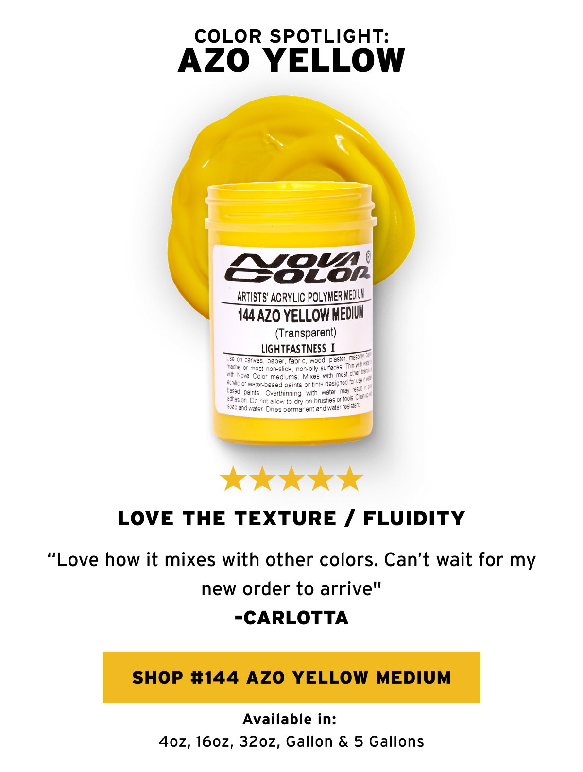 Color Spotlight Indian Yellow Testimonial