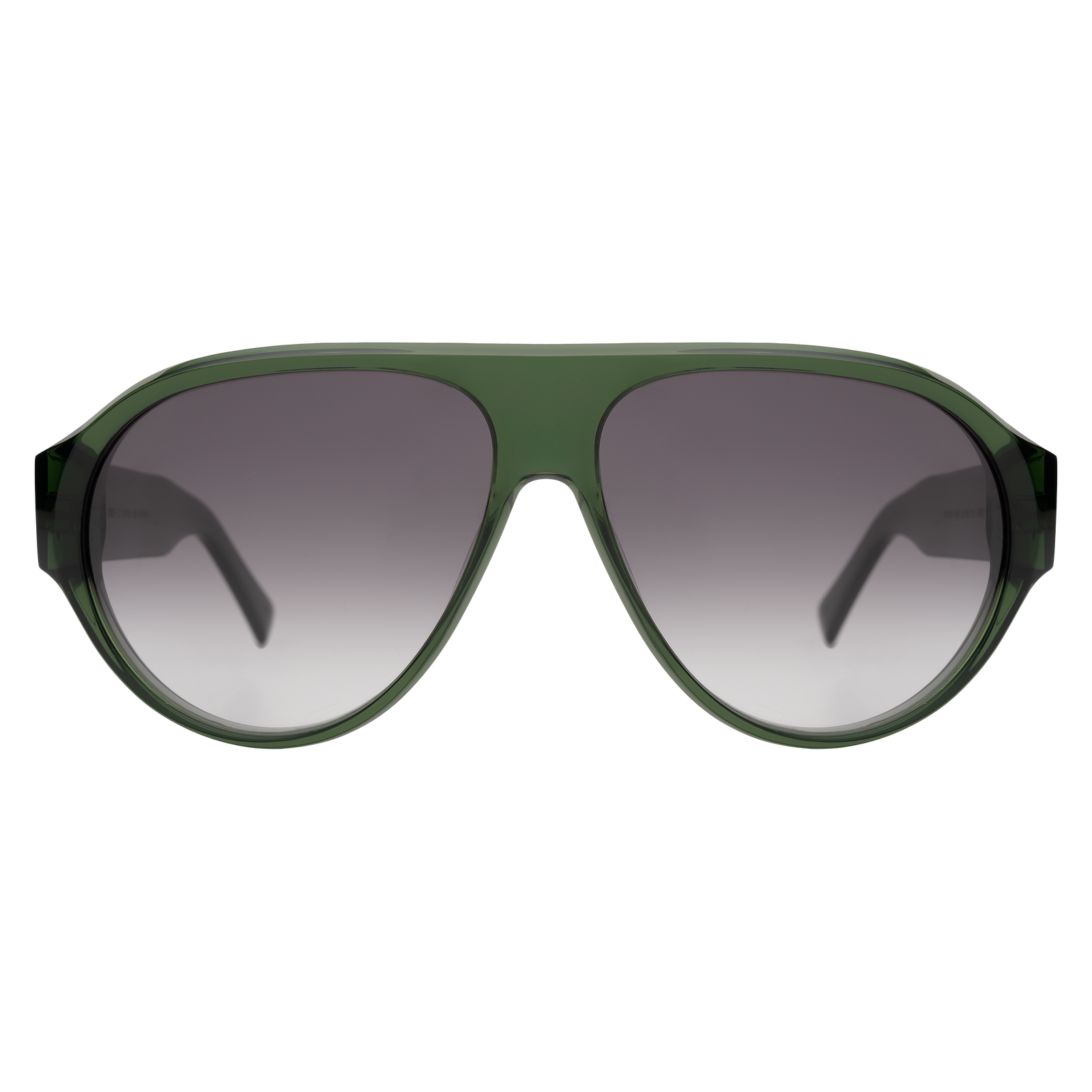 This is a product image of a pair of bold, aviator sunglass frame