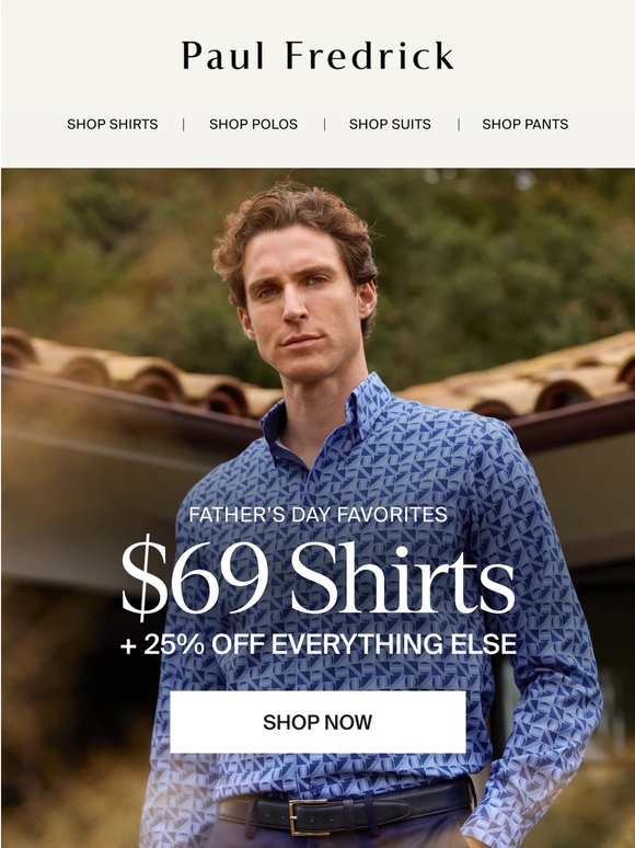 Father’s Day Shirts, Just $69.