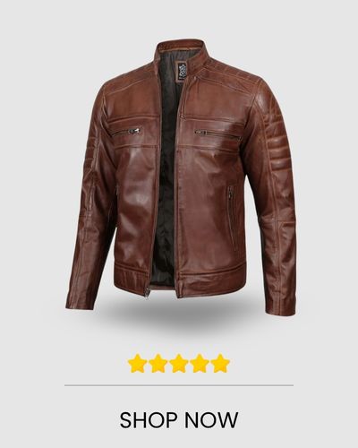 cognac jacket