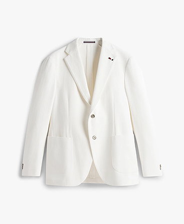 Regular Fit Twill Single Breasted Blazer