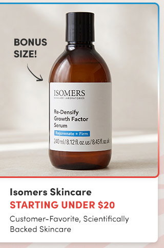 Isomers Skincare | Starting Under $20 | Customer-Favorite, Scientifically Backed Skincare