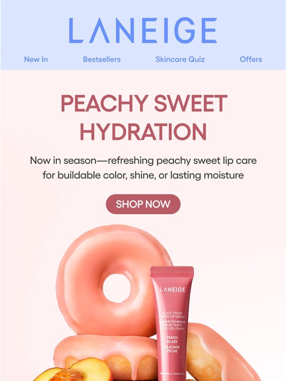 Peachy Sweet Lip Care in Season