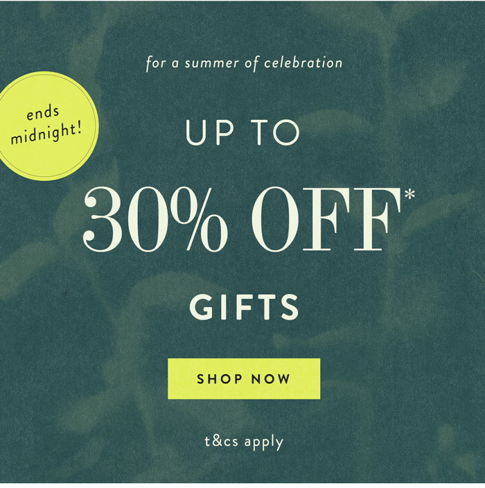 30% OFF GIFTS