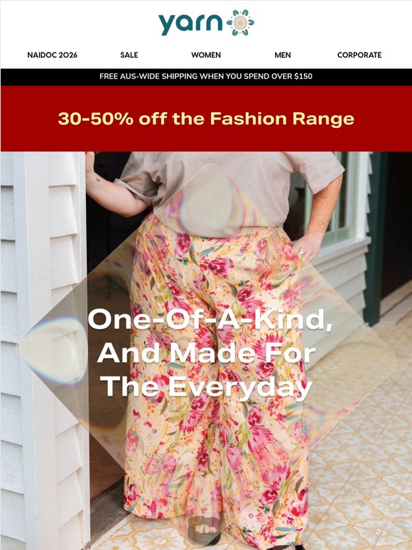 The Flowing Rayon Range, 30-50% Off.