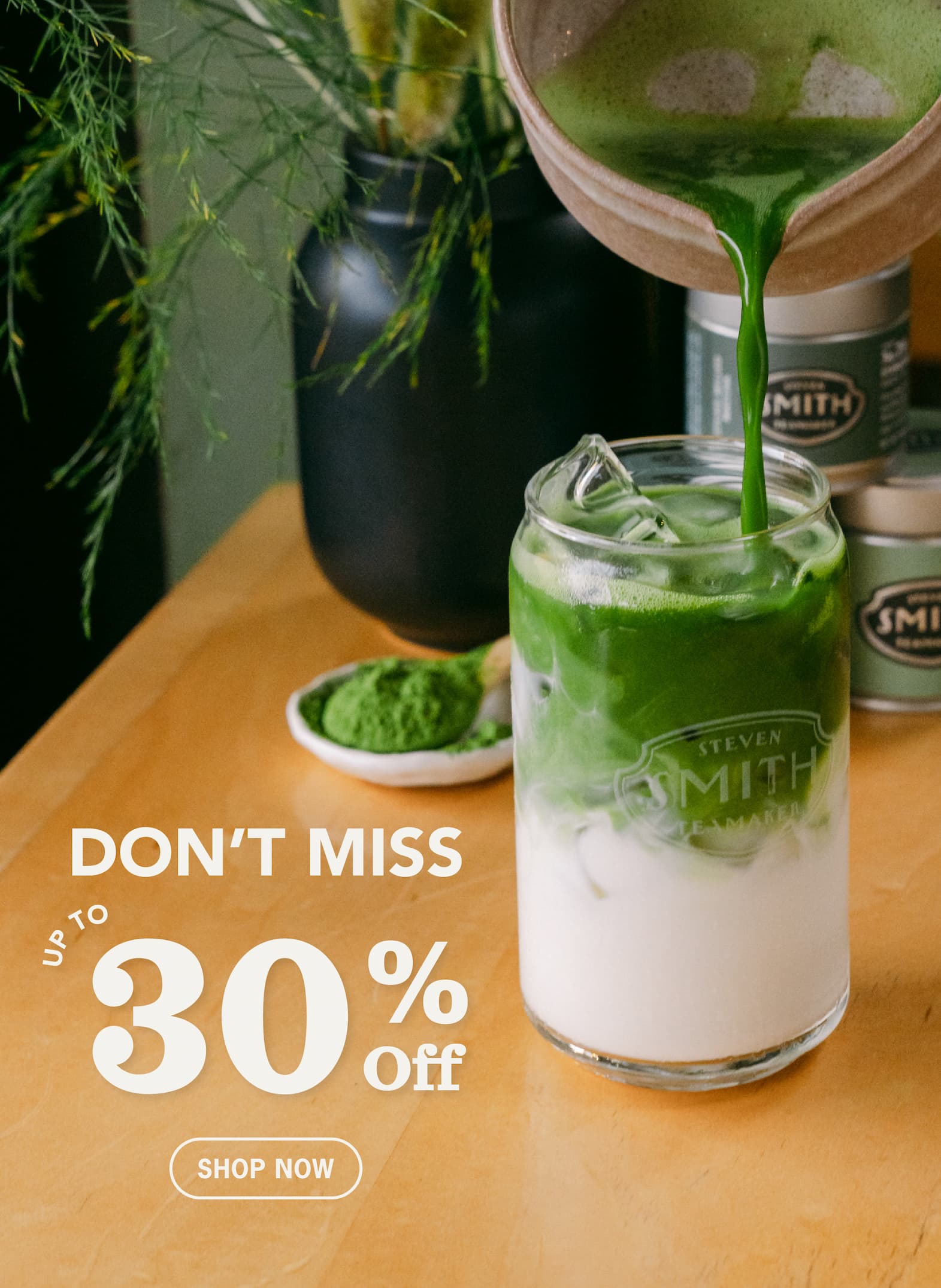 Headline: Don’t Miss Up to 30% Off  CTA: Shop Now 