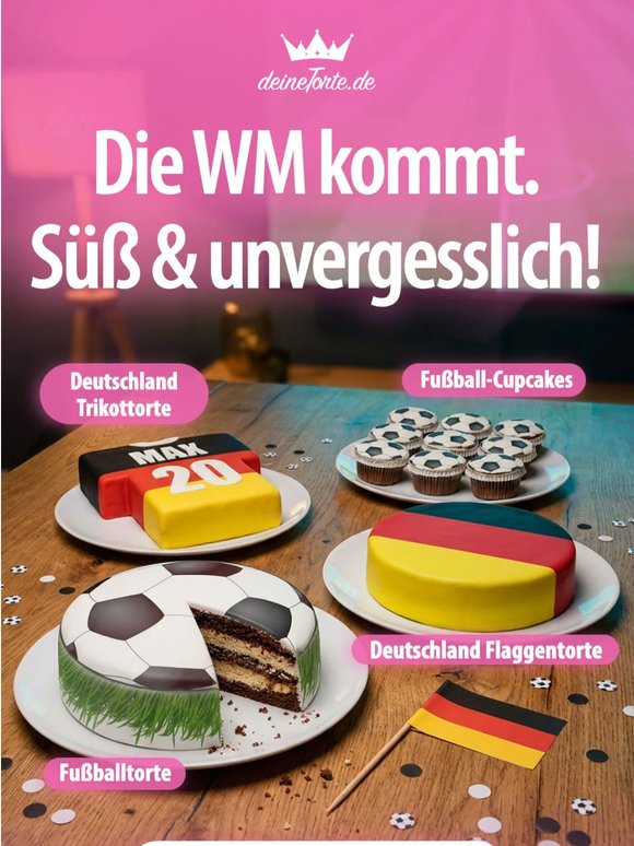 ⚽ Die WM ist da – feier sie mit dem richtigen Stück!