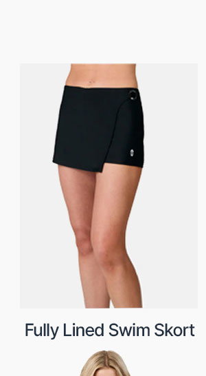 women's fully lined swim skort