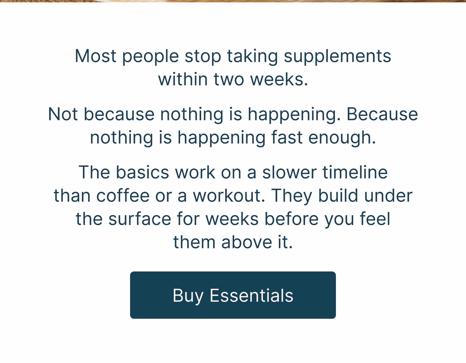 Buy essentials