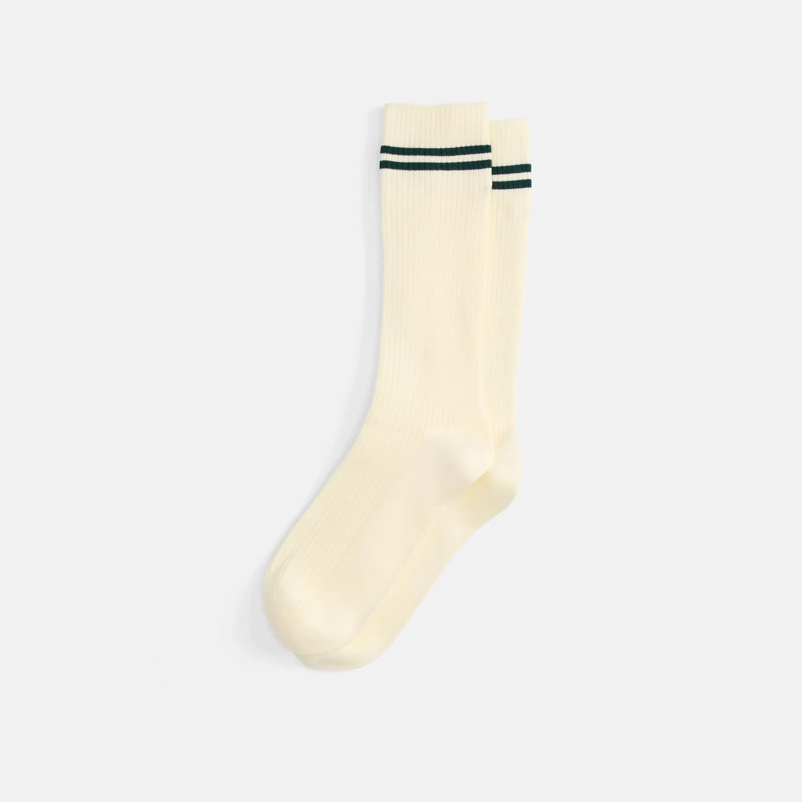 Image of Marc Nolan Double Stripe Cream Socks