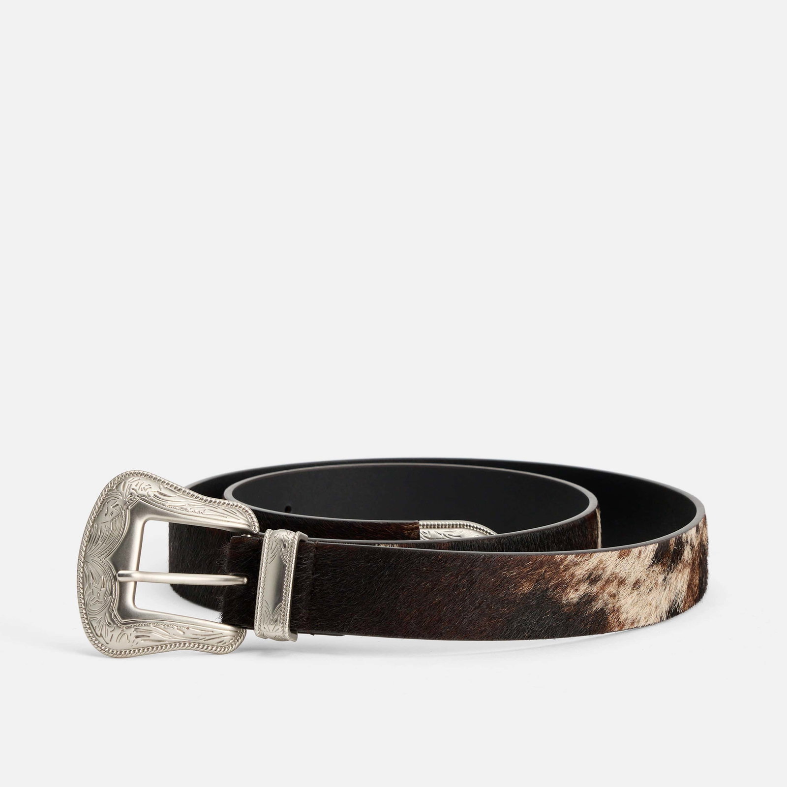 Image of Marc Nolan Western Leather Belt - Dark Horse