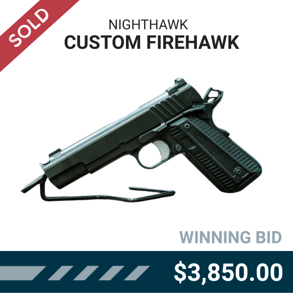 Recently Ended: NIGHTHAWK CUSTOM FIREHAWK
