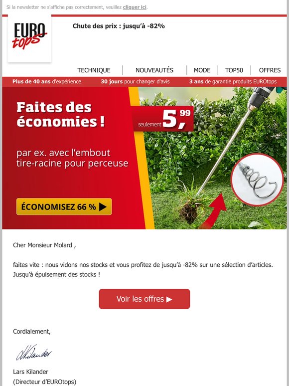 Jusqu’à -82% : place aux nouveautés !