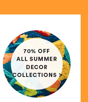 70% off all summer decor collections