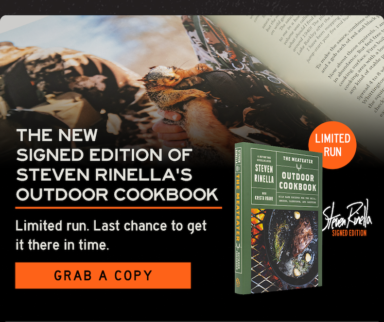 Steven Rinella signed book